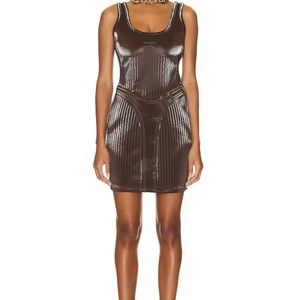 Mugler dress Chocolate